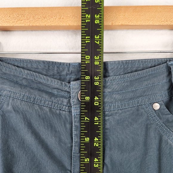 Kuhl Shorts Womens 12 Blue Cargo Bermuda UPF 50 Splash 11" Hiking Outdoor Casual - Picture 5 of 14